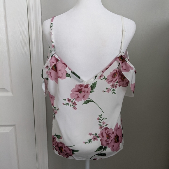 SHEIN cold shoulder floral print top - Picture 8 of 8